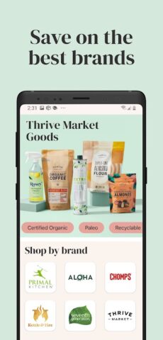 Thrive Market: Shop Healthy для Android — скриншот 2