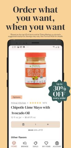 Thrive Market: Shop Healthy для Android — скриншот 3