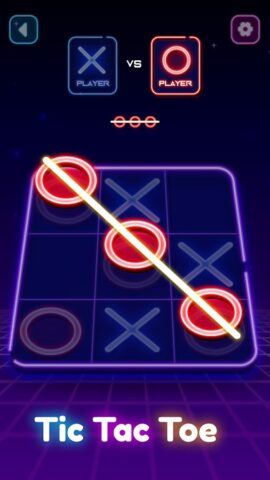 Tic Tac Toe — 2 Player XO для Android — скриншот 1