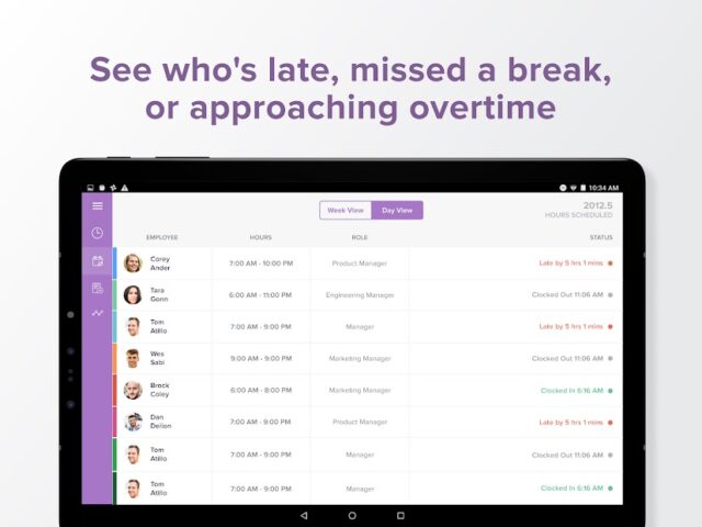 Time Clock by Homebase для Android — скриншот 4
