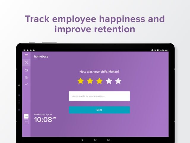 Time Clock by Homebase для Android — скриншот 5