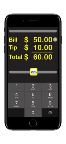 Калькулятор чаевых‰ для iOS — скриншот 1