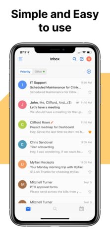 Titan Email: Contacts,Calendar для iOS — скриншот 2