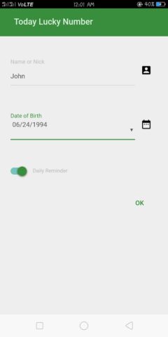Today Lucky Number для Android — скриншот 3