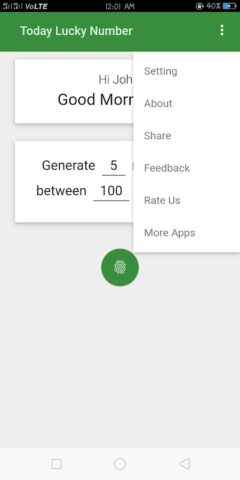 Today Lucky Number для Android — скриншот 4