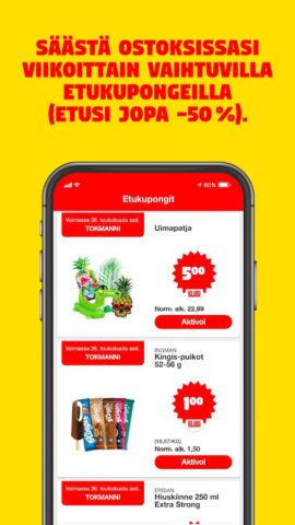 Tokmanni для Android — скриншот 1