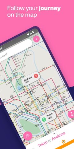 Tokyo Metro Subway Map & Route для Android — скриншот 4