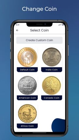подбросить монету для Android — скриншот 3