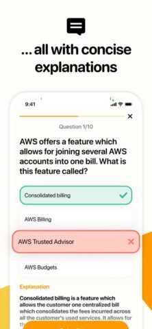 Training for AWS для iOS — скриншот 3