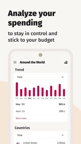 TravelSpend: Travel Budget App для Android — скриншот 4