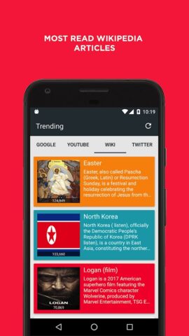 Trending — The Everything App для Android — скриншот 3