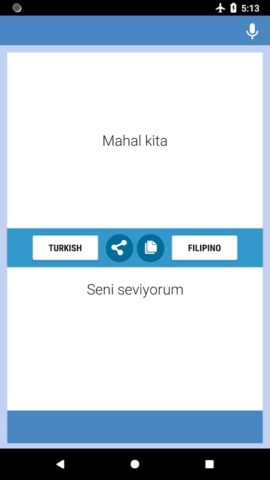 Turkish-Filipino Translator для Android — скриншот 2