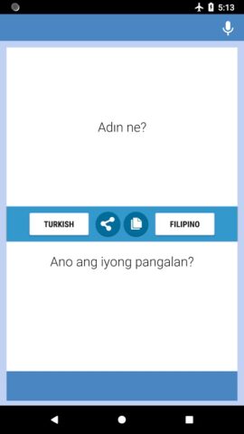 Turkish-Filipino Translator для Android — скриншот 4