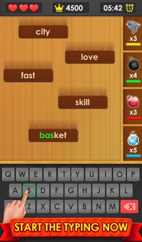 Typing Master Word Typing Game для Android — скриншот 2