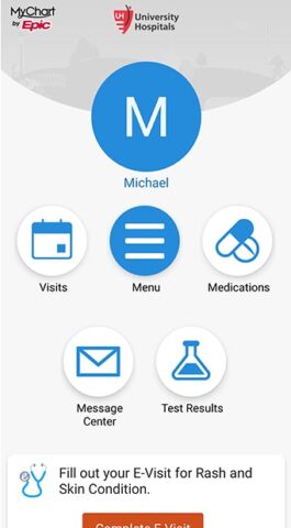 UH MyChart для Android — скриншот 3