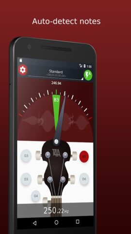 Банджо-Тюнер для Android — скриншот 1