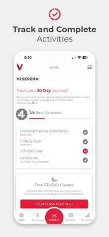 VASA Fitness для Android — скриншот 2