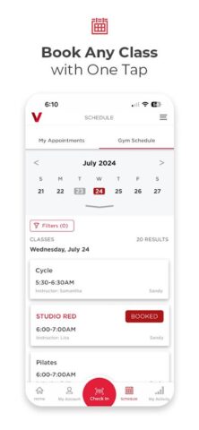 VASA Fitness для Android — скриншот 5