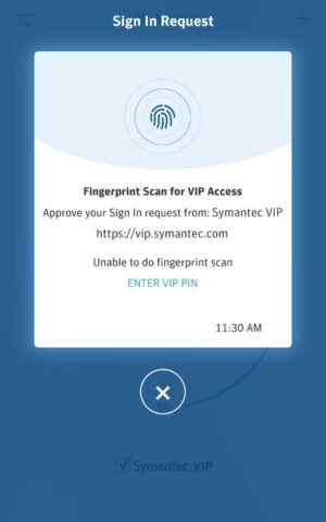 VIP Access для Android — скриншот 3