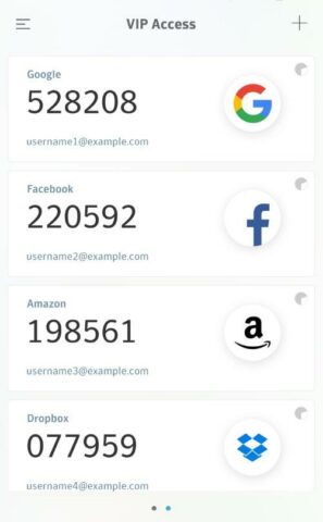 VIP Access для Android — скриншот 4