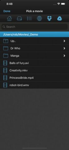 VLC Streamer для iOS — скриншот 2
