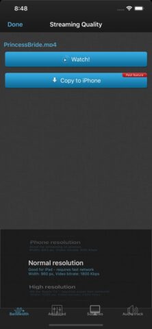 VLC Streamer для iOS — скриншот 3