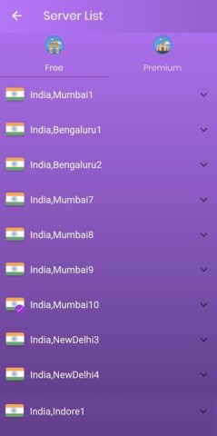 VPN INDIA — Unblock Proxy VPN для Android — скриншот 5