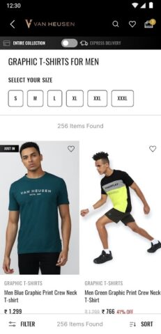 Van Heusen Online Shopping App для Android — скриншот 2