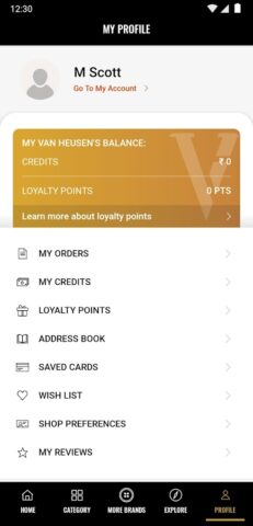 Van Heusen Online Shopping App для Android — скриншот 5
