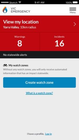 VicEmergency для Android — скриншот 2