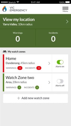 VicEmergency для Android — скриншот 3
