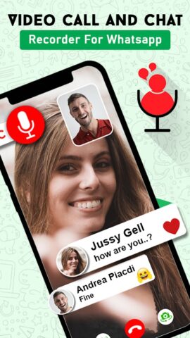 Video Call Recorder With Audio для Android — скриншот 3