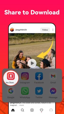 Instory Saver Video Downloader для Android — скриншот 3
