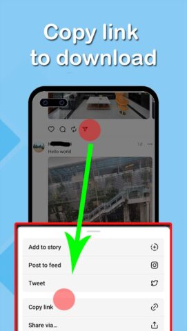 Video downloader for Thread для Android — скриншот 1