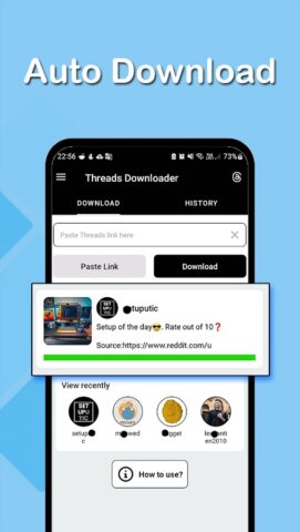 Video downloader for Thread для Android — скриншот 2