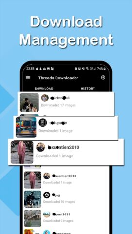 Video downloader for Thread для Android — скриншот 3