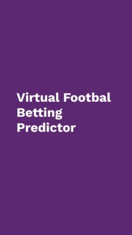 Virtual Football Bet Predictor для Android — скриншот 5