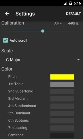 Vocal Pitch Monitor для Android — скриншот 3