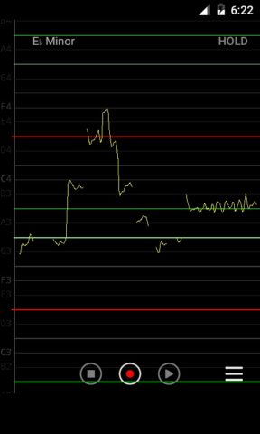 Vocal Pitch Monitor для Android — скриншот 5