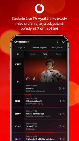 Vodafone TV (CZ) для Android — скриншот 1