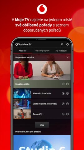 Vodafone TV (CZ) для Android — скриншот 5