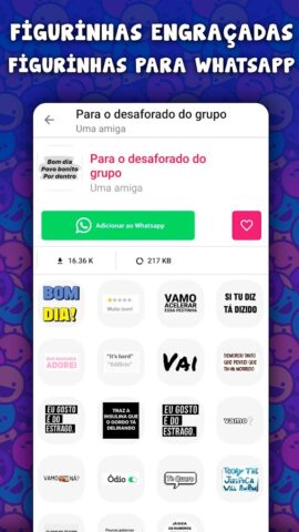 WASticker Figurinhas de memes для Android — скриншот 1