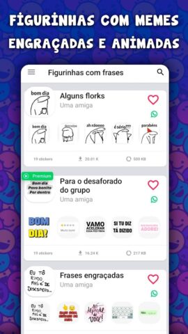 WASticker Figurinhas de memes для Android — скриншот 3