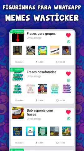 WASticker Figurinhas de memes для Android — скриншот 4