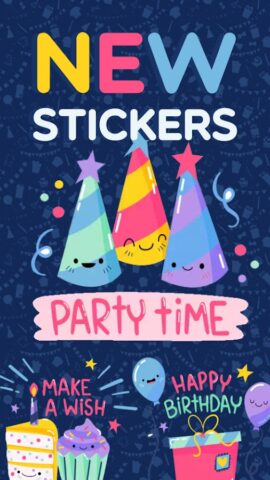 WASticker С Днем Рождения для Android — скриншот 1