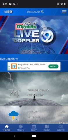 WSYR Storm Team App для Android — скриншот 1