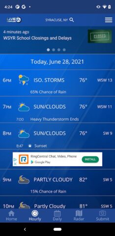 WSYR Storm Team App для Android — скриншот 2