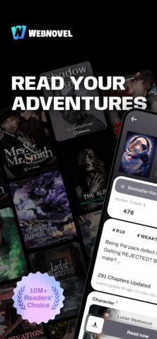 WebNovel для Android — скриншот 1