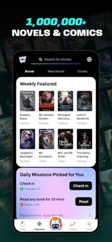 WebNovel для Android — скриншот 3