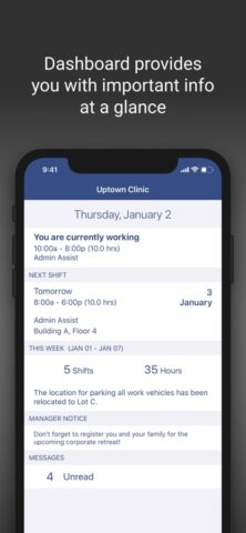 WhenToWork Employee Scheduling для iOS — скриншот 3